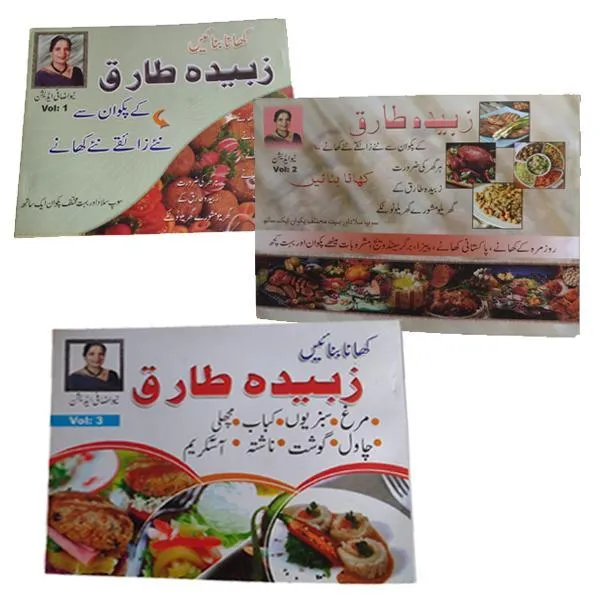 Pakistani Cooking Books Set 3 Volumes A5 Multicolor Paperback Hardcover