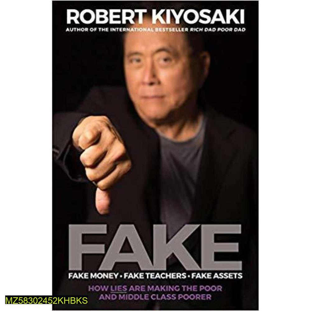 Robert Kiyosaki Fake Money Financial Guide A5 Paperback