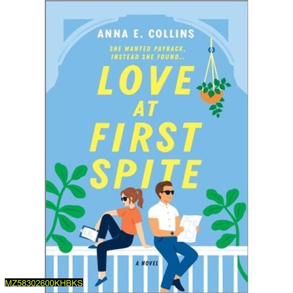 Love at First Spite Novel Blue Yellow Cover