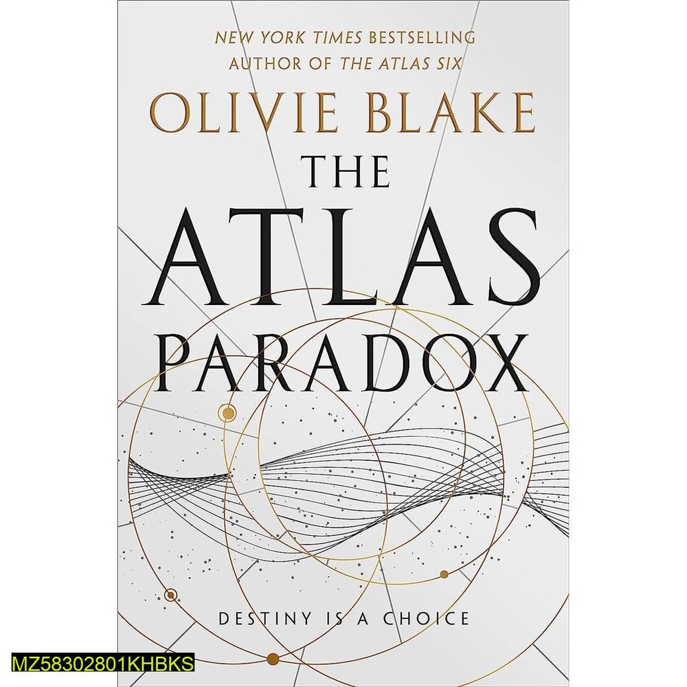 Olivie Blake The Atlas Paradox A5 Novel Gold Black Cover