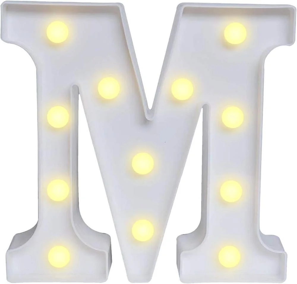 LED Battery Operated Alphabet