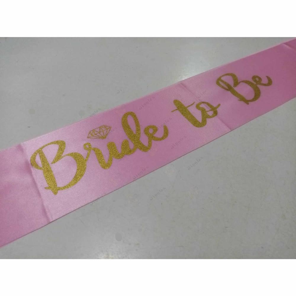Pink Sash for Bridal Showers & Weddings Pakistan