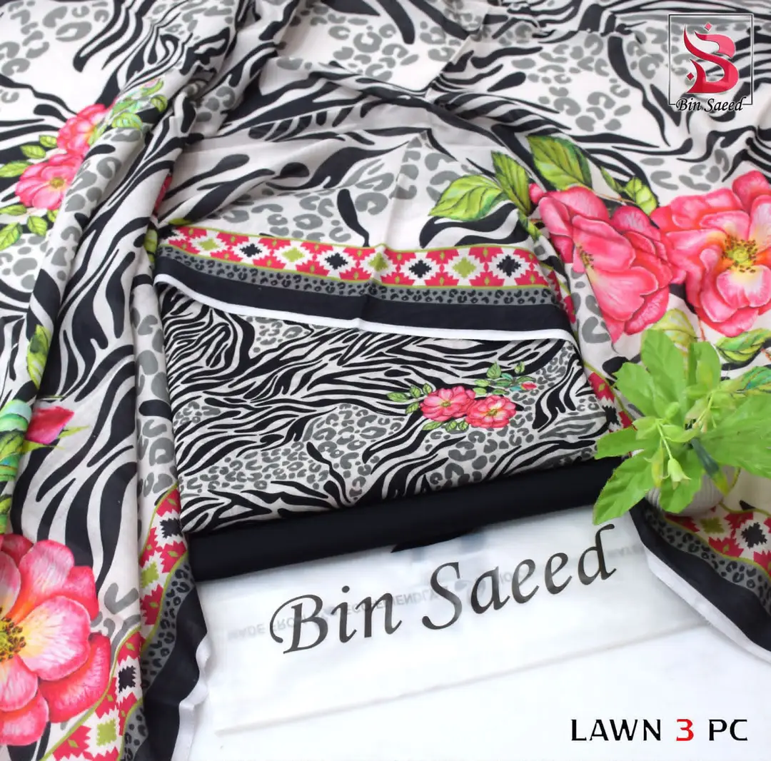 Stylish Lawn 3 Pcs Women's Unstitched Digital Print Suit
