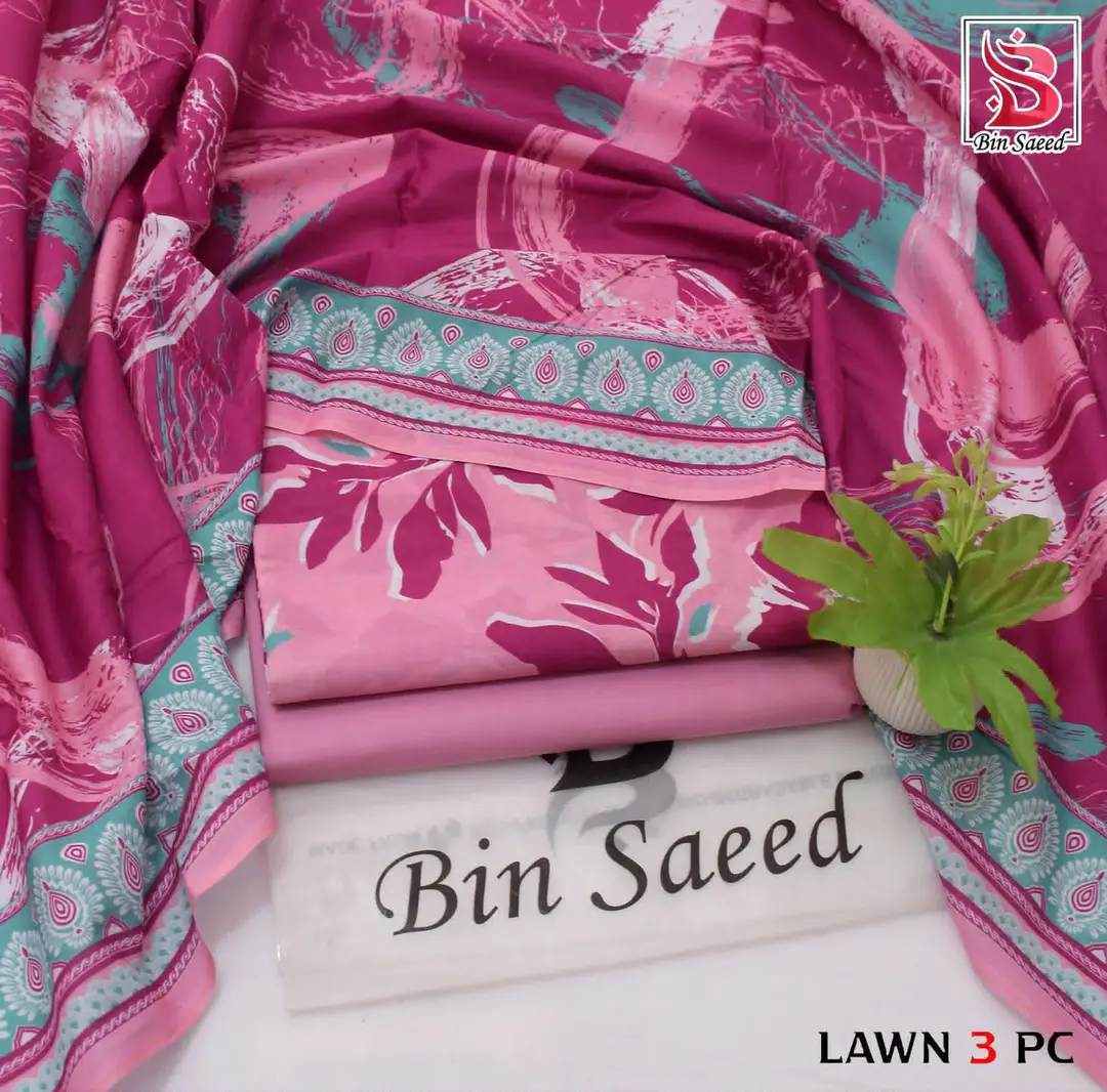 Stylish Lawn 3 Pcs Women's Unstitched Digital Print Suit