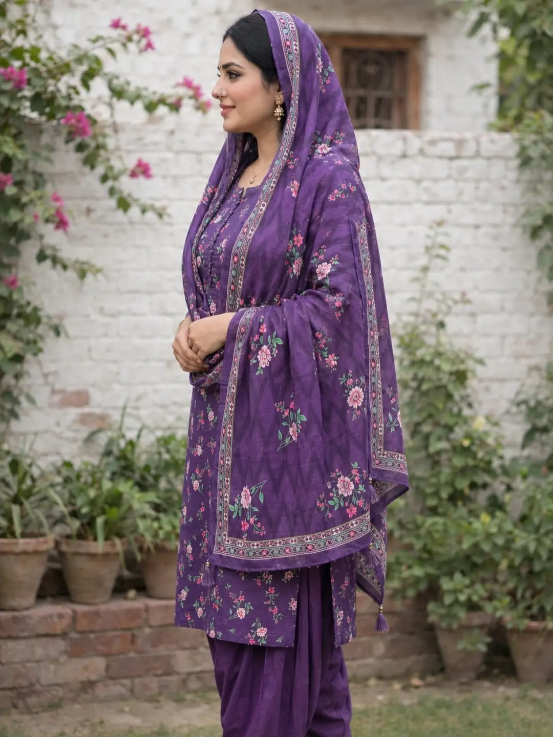 Stylish Lawn 3 Pcs Women's Unstitched Digital Print Suit
