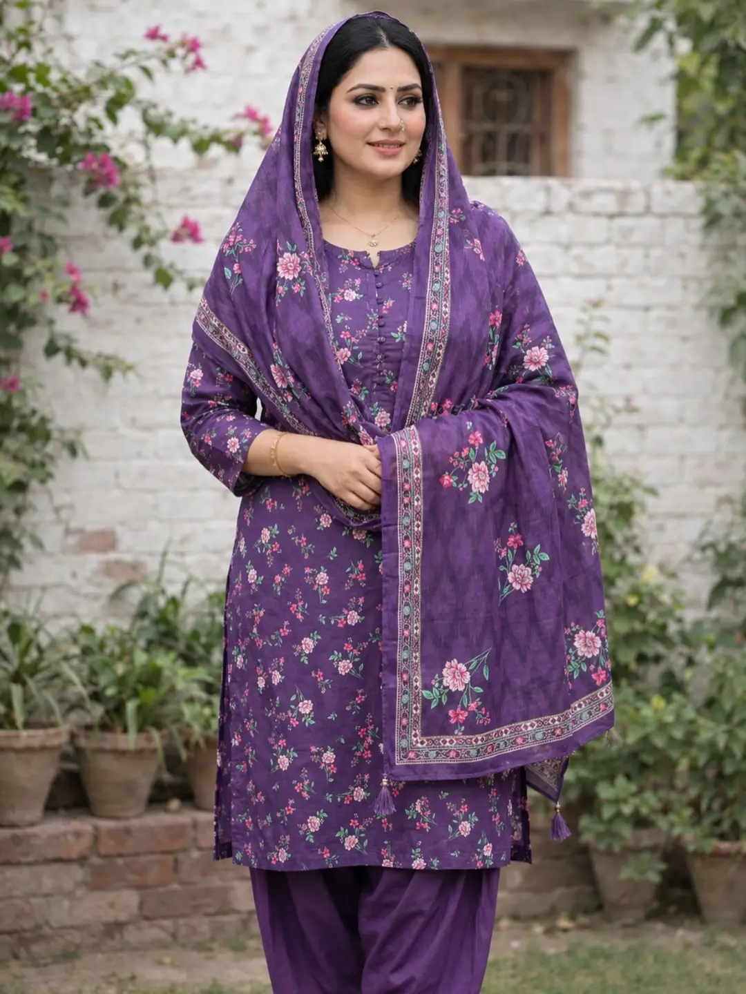 Stylish Lawn 3 Pcs Women's Unstitched Digital Print Suit