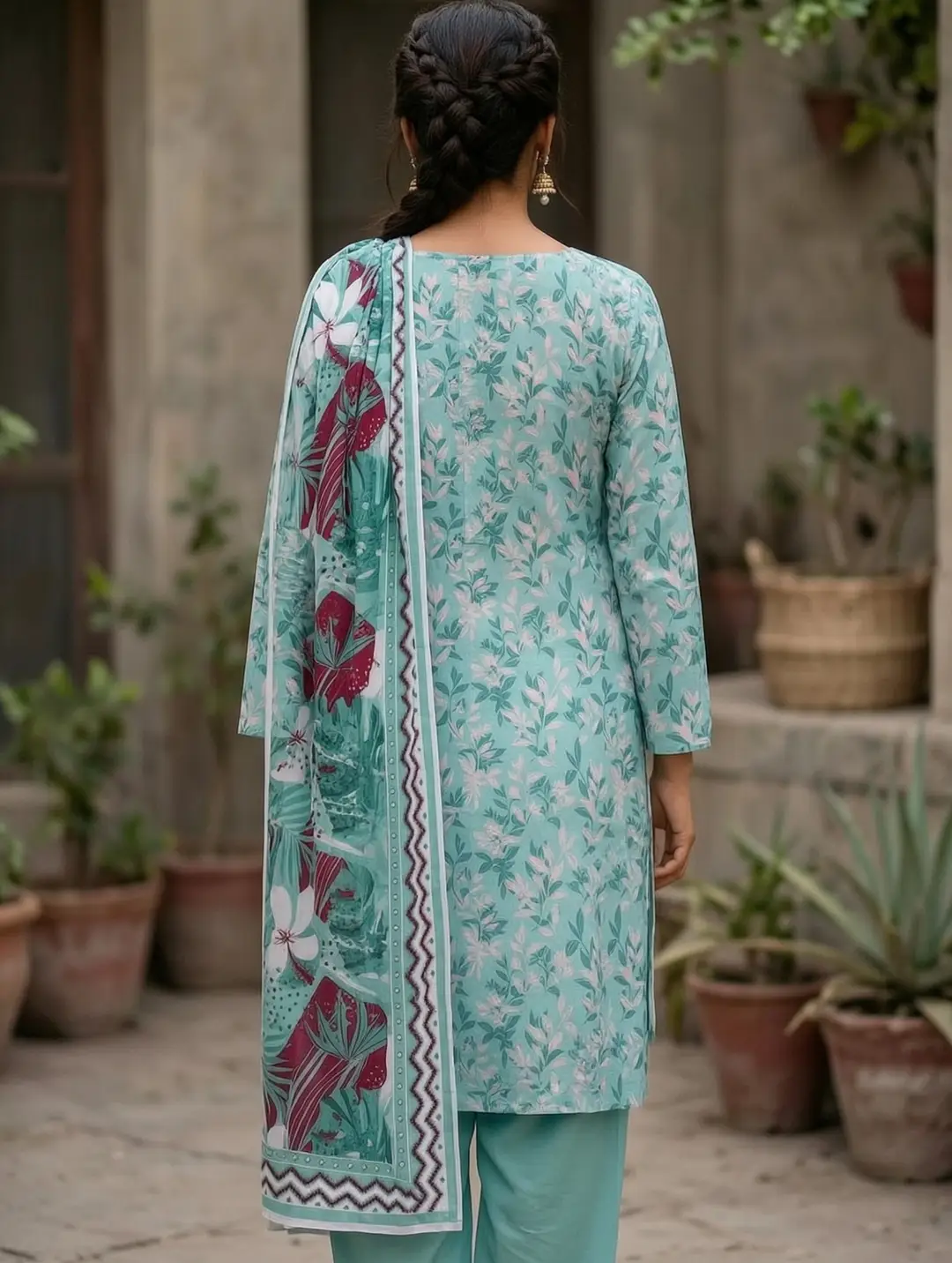Stylish Lawn 3 Pcs Women's Unstitched Digital Print Suit