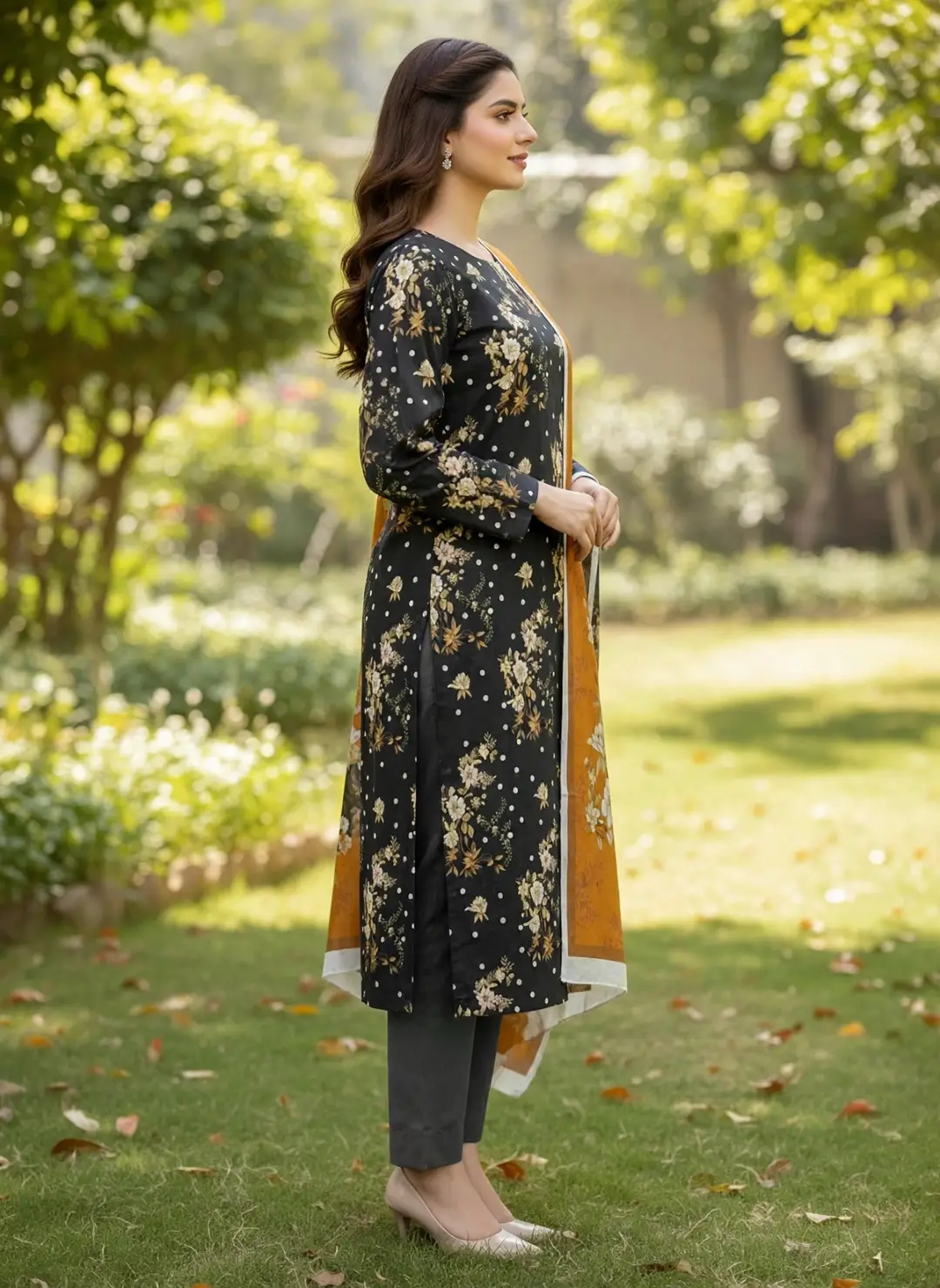 Stylish Lawn 3 Pcs Women's Unstitched Digital Print Suit