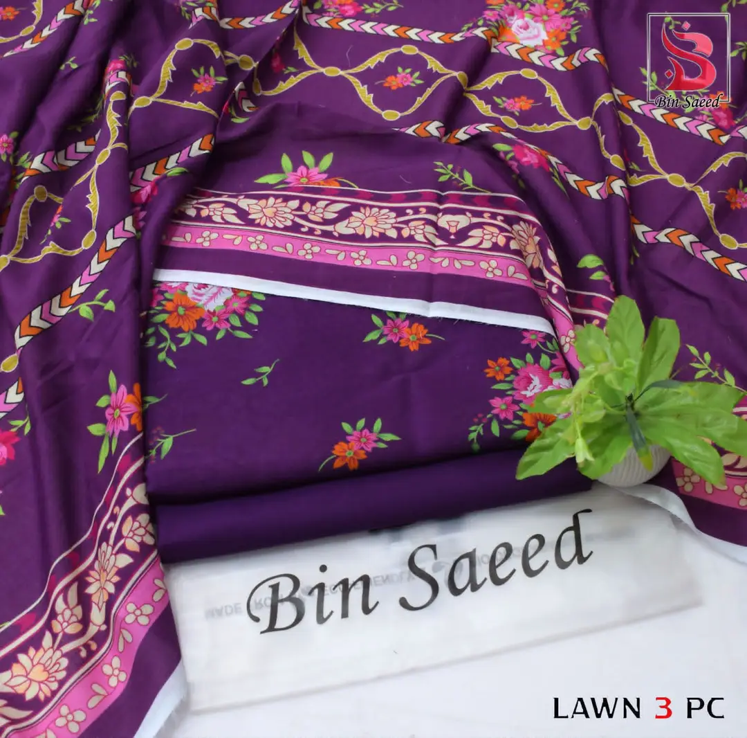 Stylish Lawn 3 Pcs Women's Unstitched Digital Print Suit