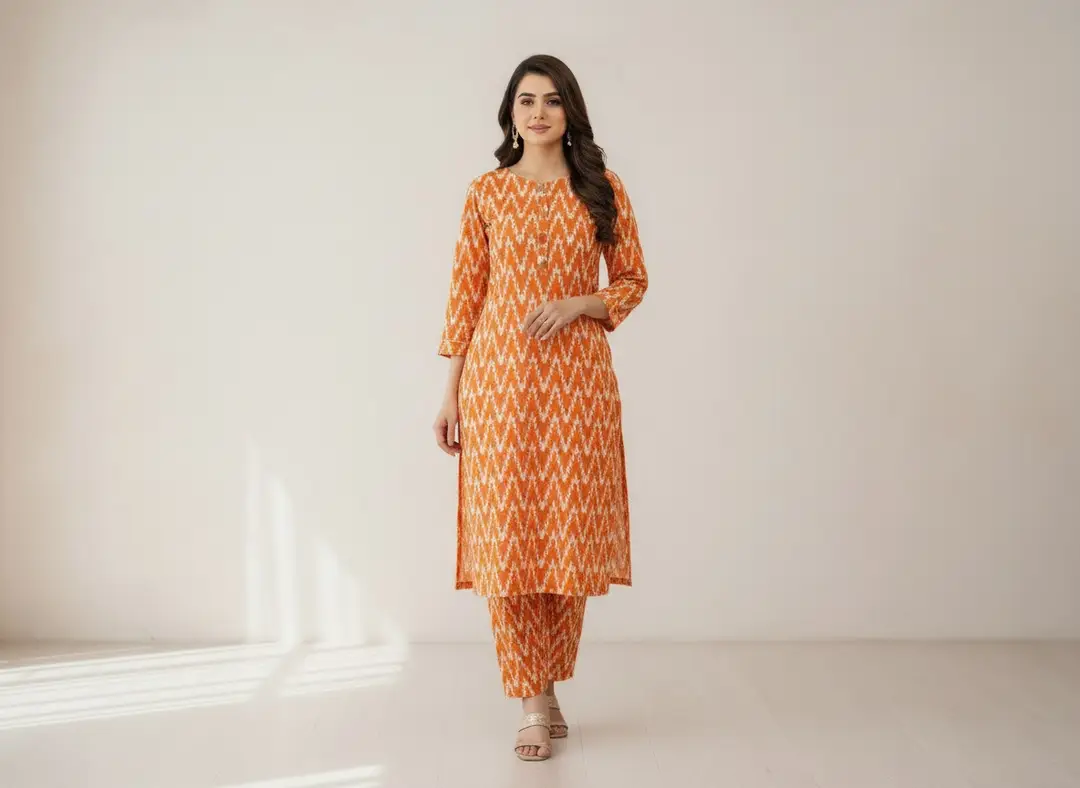 2 Pcs Women's Unstitched Printed Suit