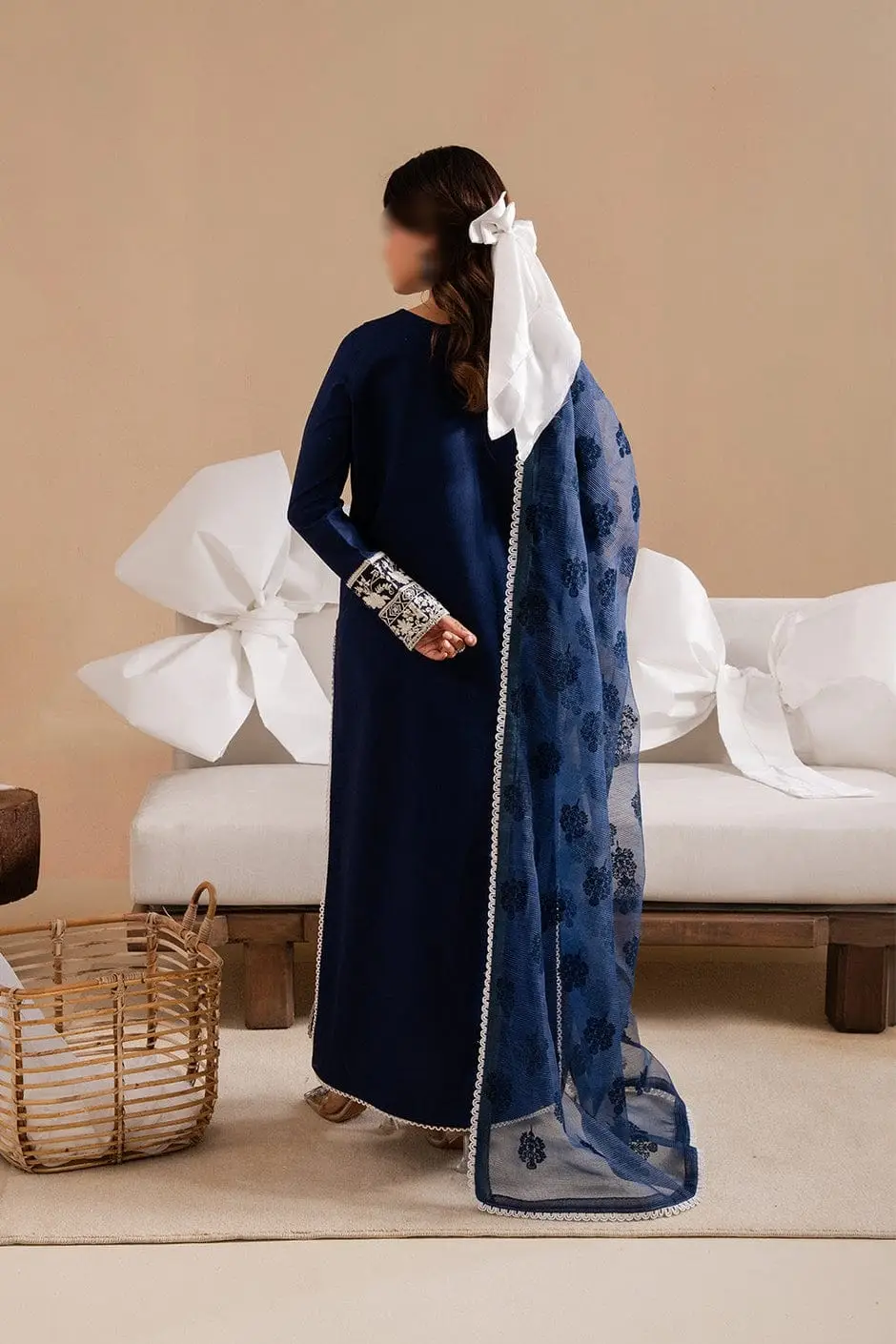 3 Pcs Women's Unstitched Embroidered Suit