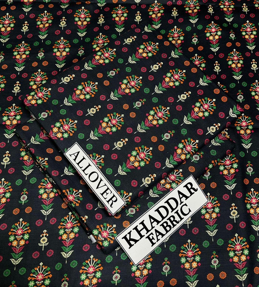2 Pcs Women's Unstitched Khaddar Digital Print Suit