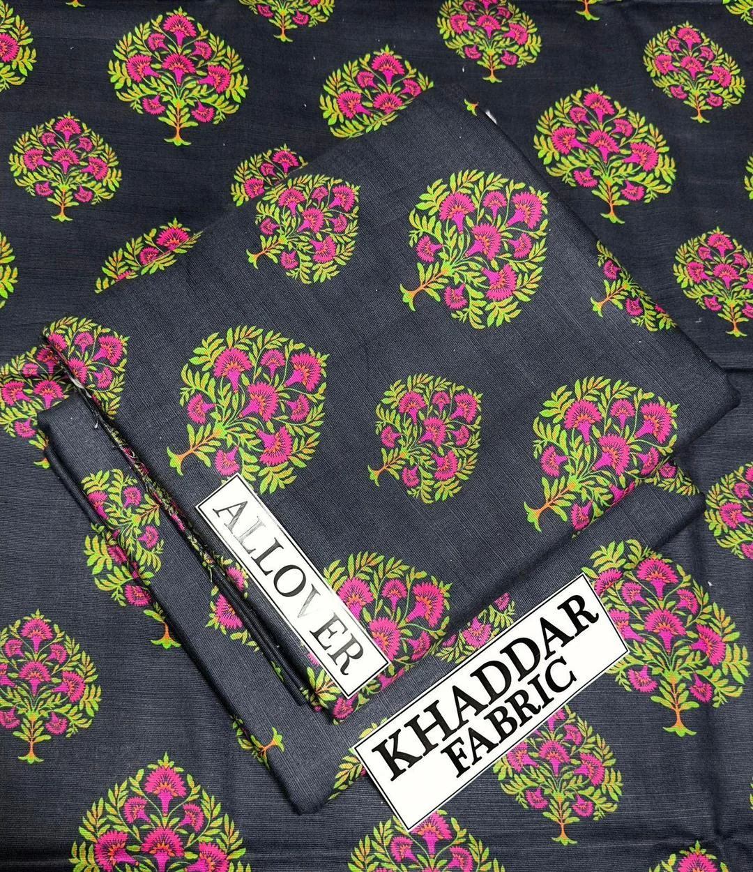 2 Pcs Women's Unstitched Khaddar Digital Print Suit