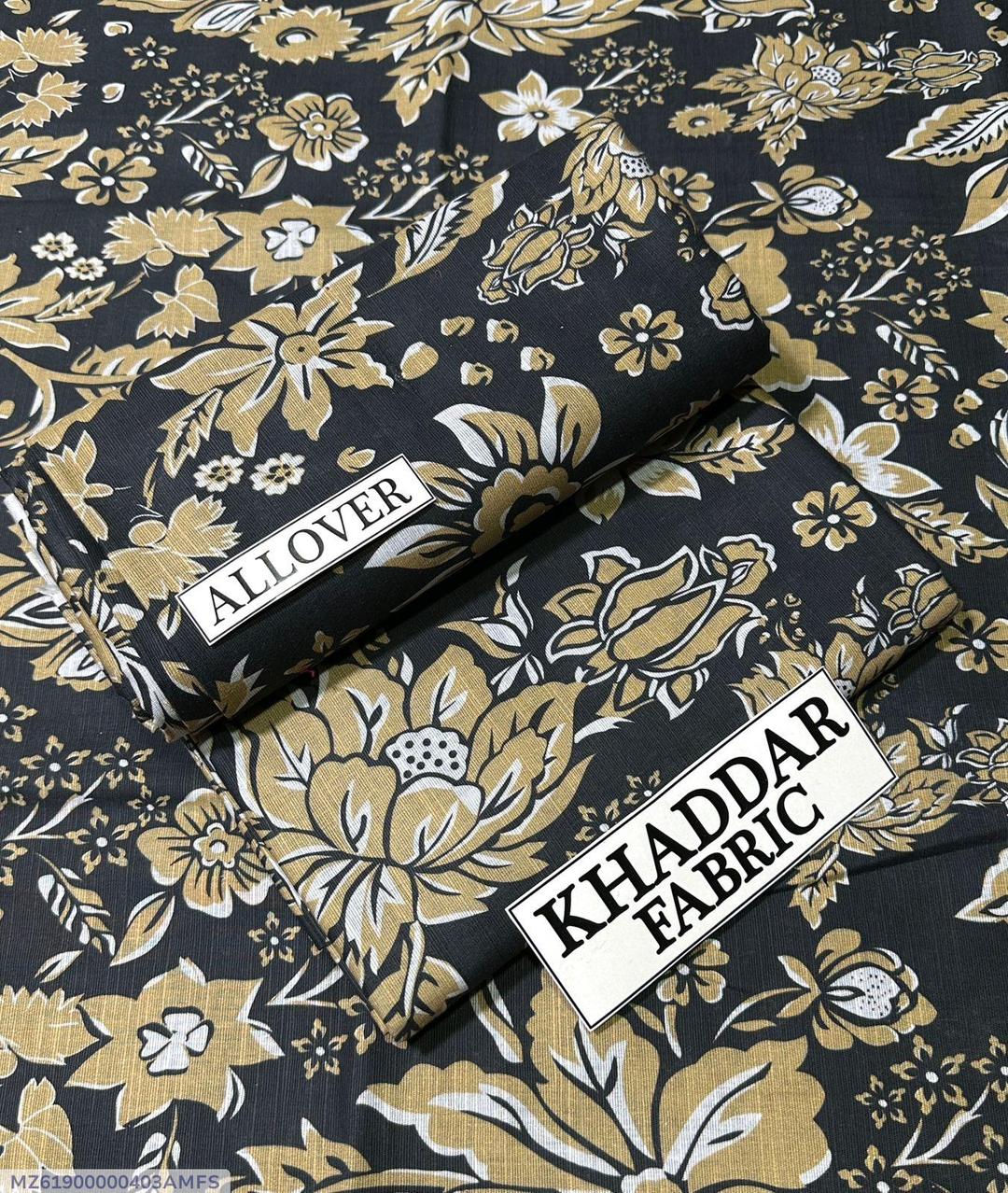 2 Pcs Women's Unstitched Digital Print Suit
