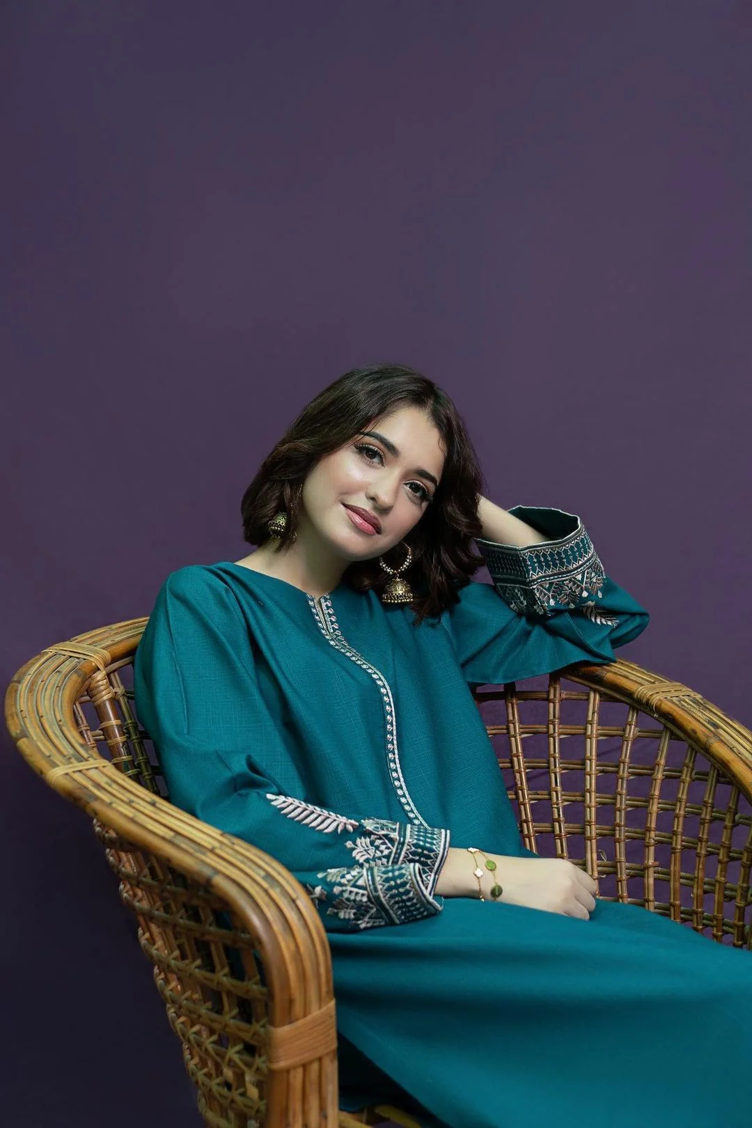 2 Pcs Women's Unstitched Embroidered Suit