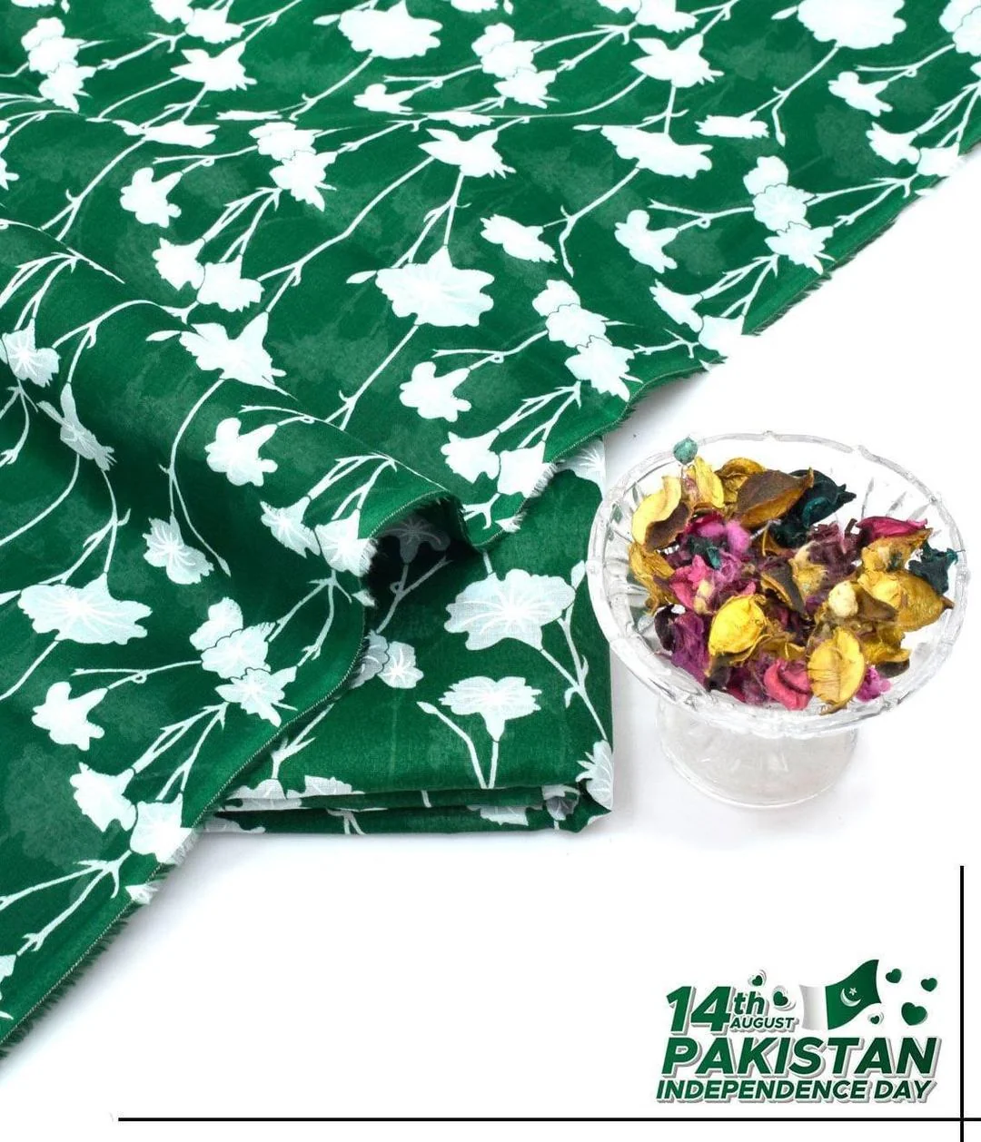 2 Pcs Women's Unstitched Digital Print Suit