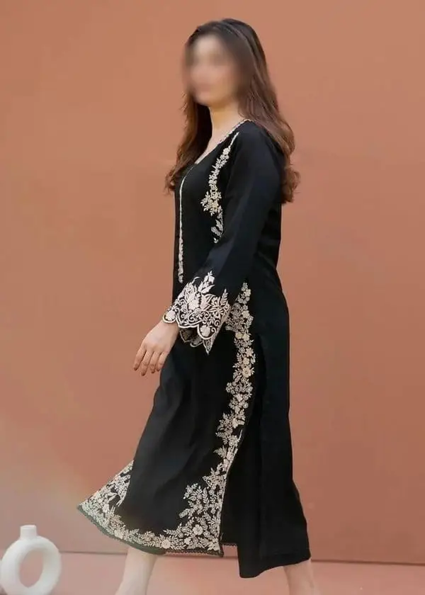 2 Pcs Women's Unstitched Embroidered Suit