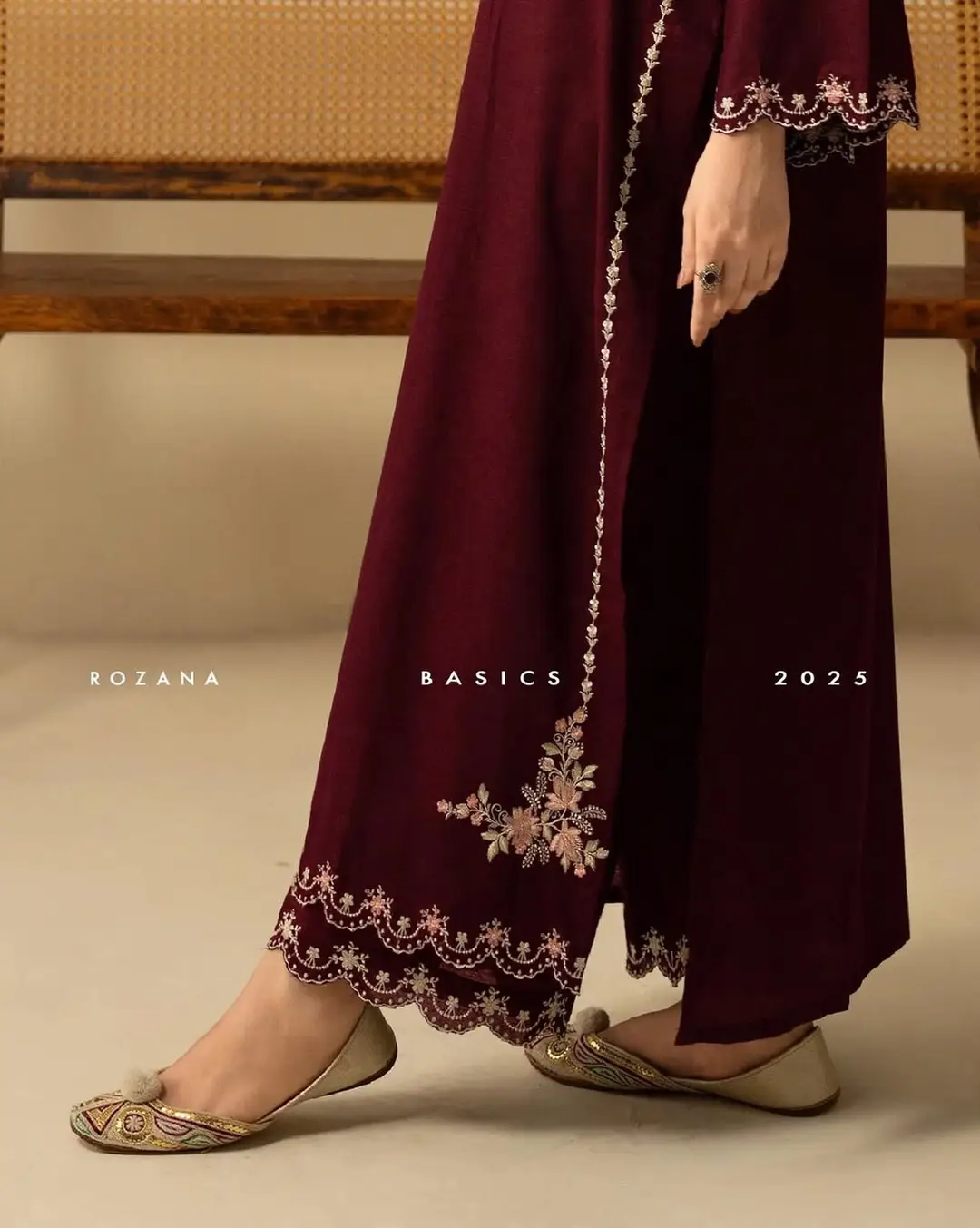 2 Pcs Women's Unstitched Embroidered Suit