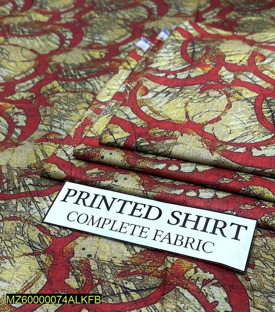 2 Pcs Women's Unstitched Shamray Printed Suit
