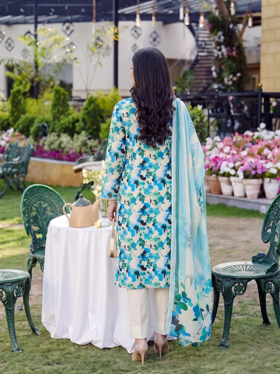 3 Pcs Women's Unstitched Printed linen Suit