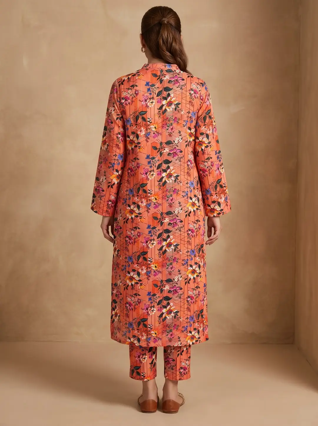 2 Pcs Women's Unstitched Digital Print Suit