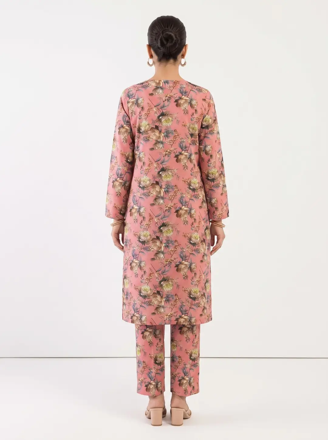 2 Pcs Women's Unstitched Printed Suit