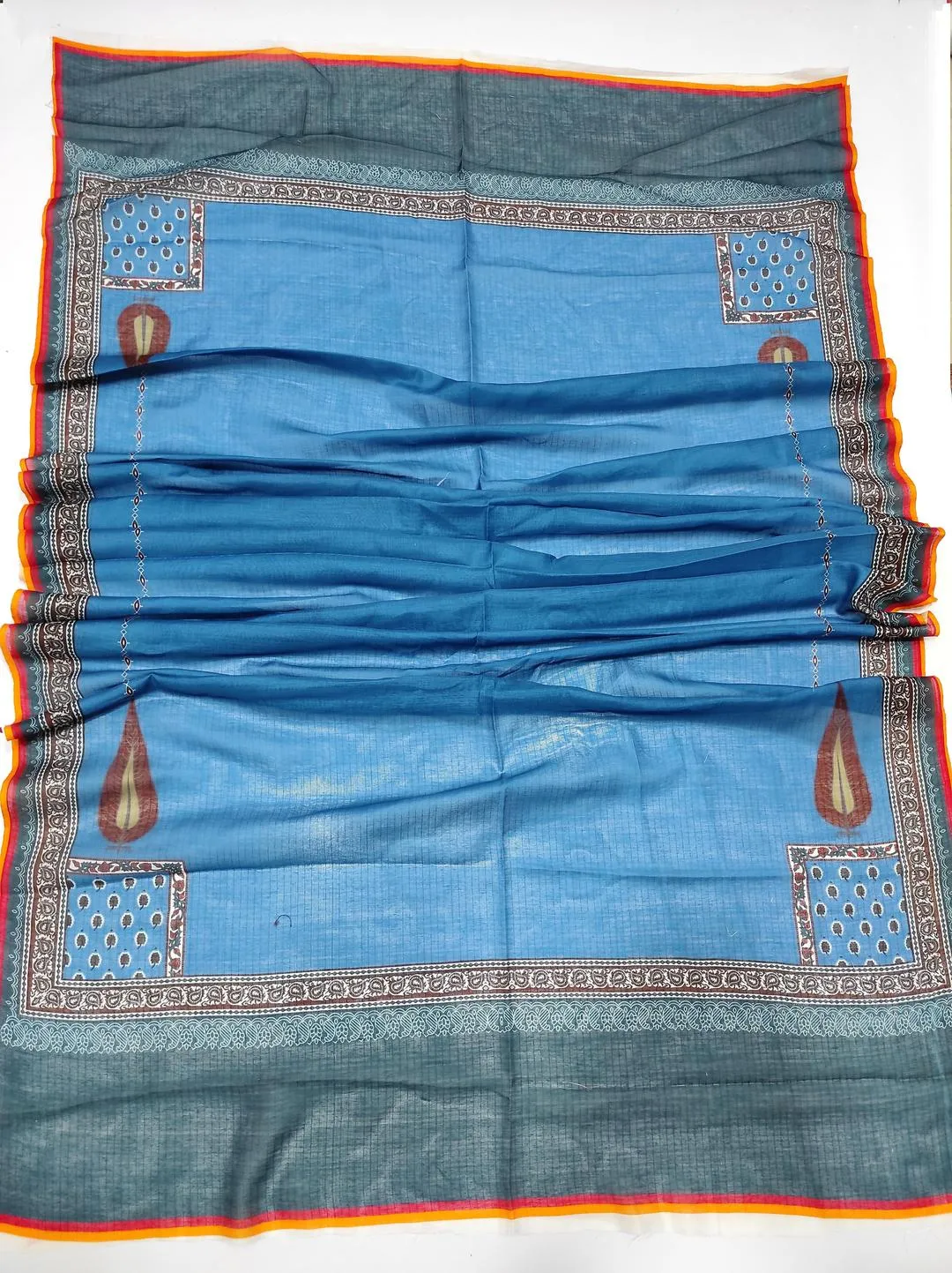 Pakistani Embroidered Kurta Set Navy Blue