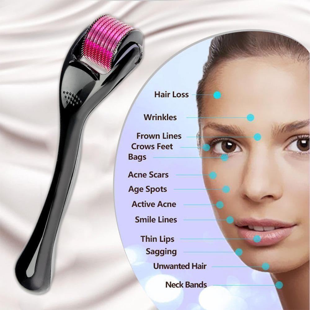 540 Titanium Derma Roller for Home Skin & Hair Care