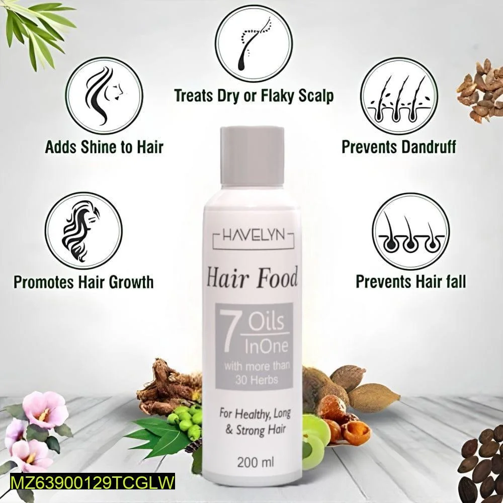 Hair Food Oil for Scalp & Hair Growth 200ml