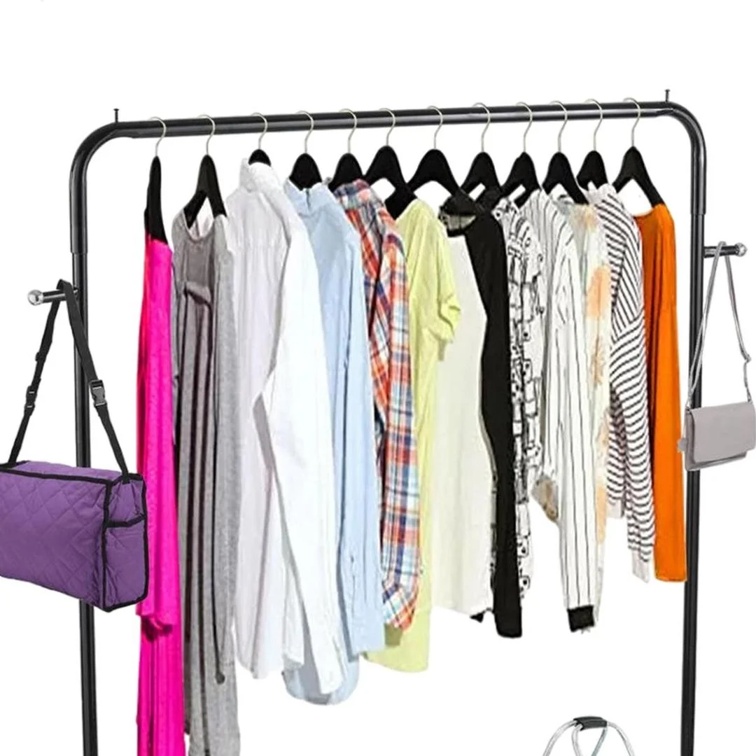 Black Powder Coated Iron Suit Hanger 60x48 for Home & Boutique