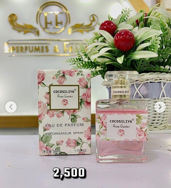 Cocosilya Lily Garden Perfume Pack of 5 Glass Bottles
