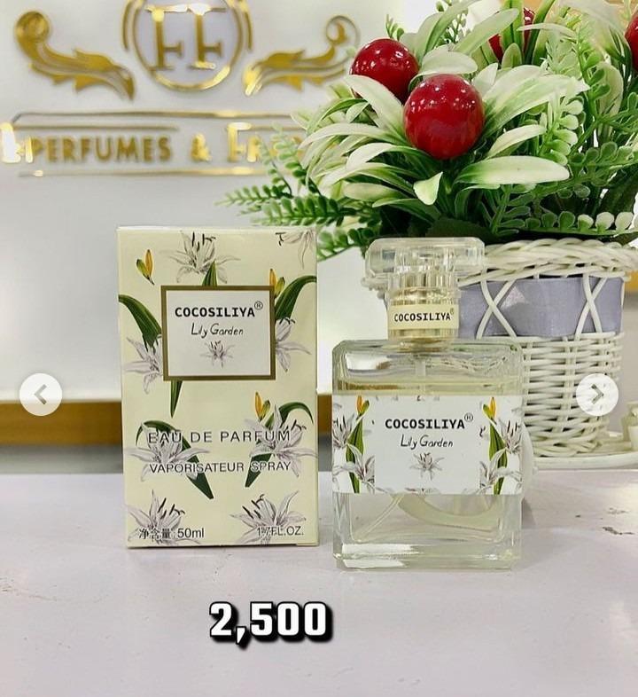 Cocosilya Lily Garden Perfume Pack of 5 Glass Bottles