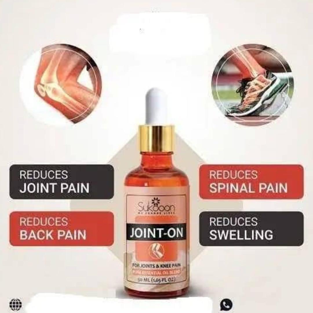 Sukoon Joint-On Oil 30ml Pure Essential Oil for Joint Pain Relief