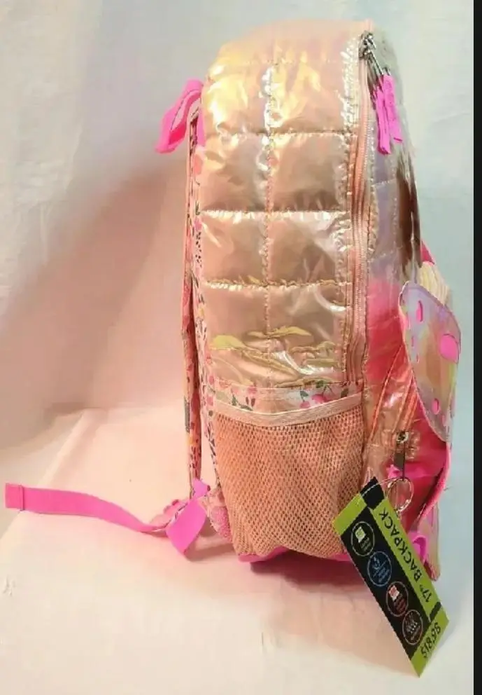 Girls Plain Butterfly Bag Primary Class College Party & Picnic Bag for Girls High Quality with Free Keychain