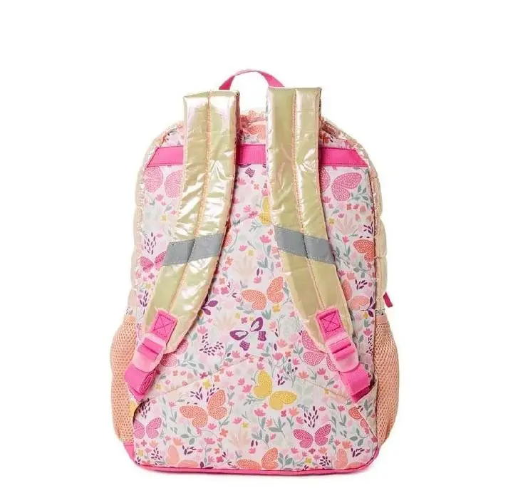 Girls Plain Butterfly Bag Primary Class College Party & Picnic Bag for Girls High Quality with Free Keychain