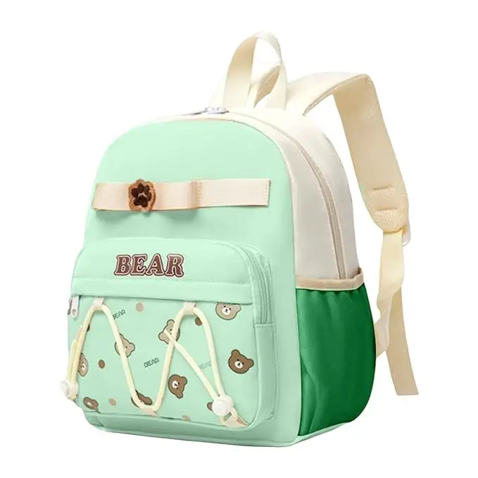 Cute Teddy Bear Theme Backpack  Kids Girls Boys Todlr Bkpack