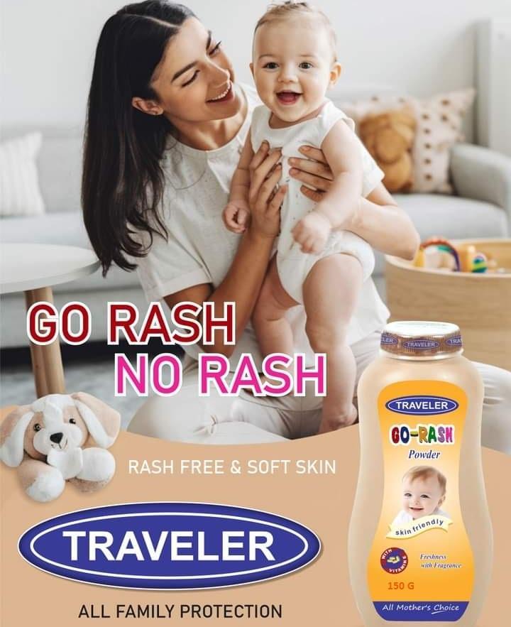 Baby Go-Rash Powder 150g Rash Free Soft Skin