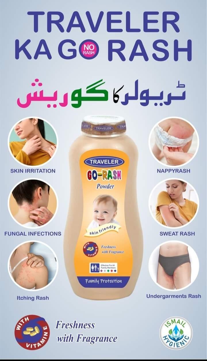 Baby Go-Rash Powder 150g Rash Free Soft Skin