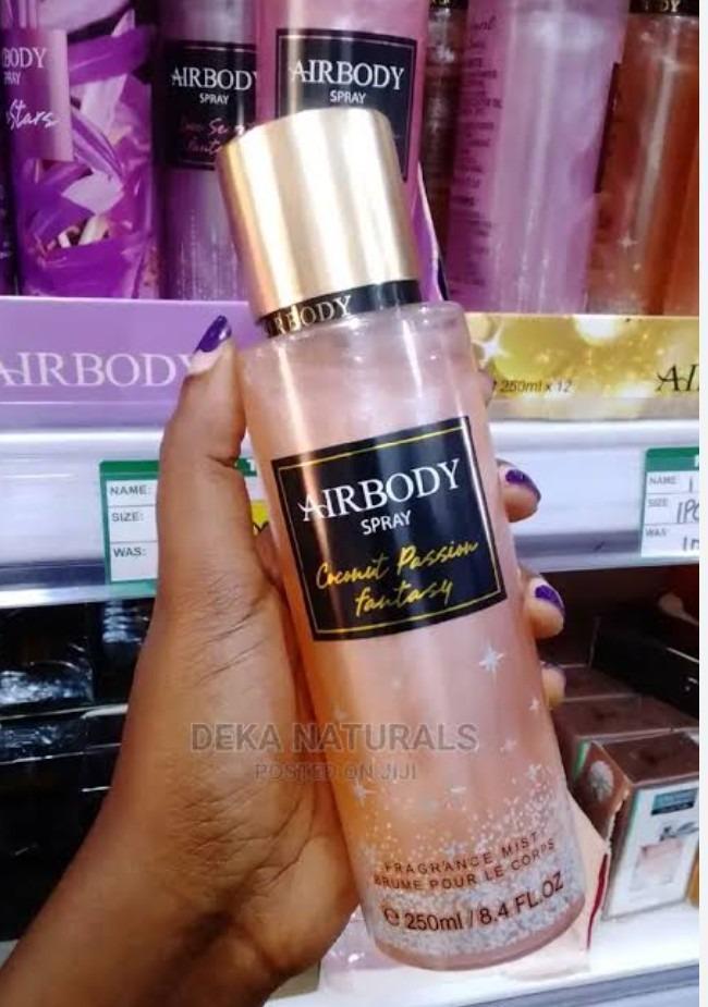 Airbody Fragrance Mists Pack of 4 Glass Bottles
