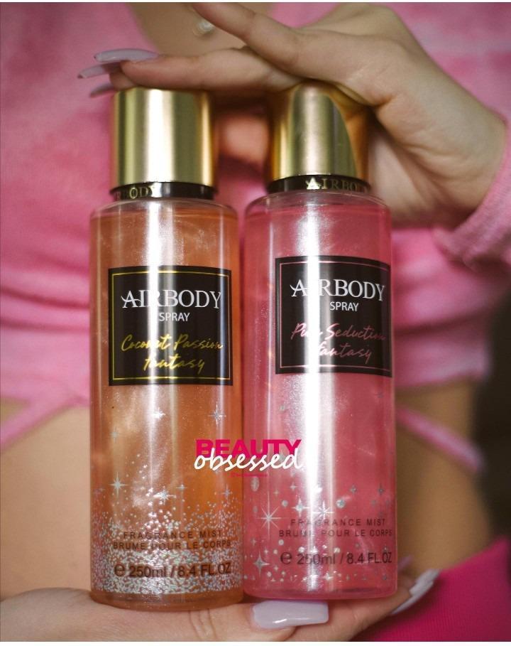 Airbody Fragrance Mists Pack of 4 Glass Bottles