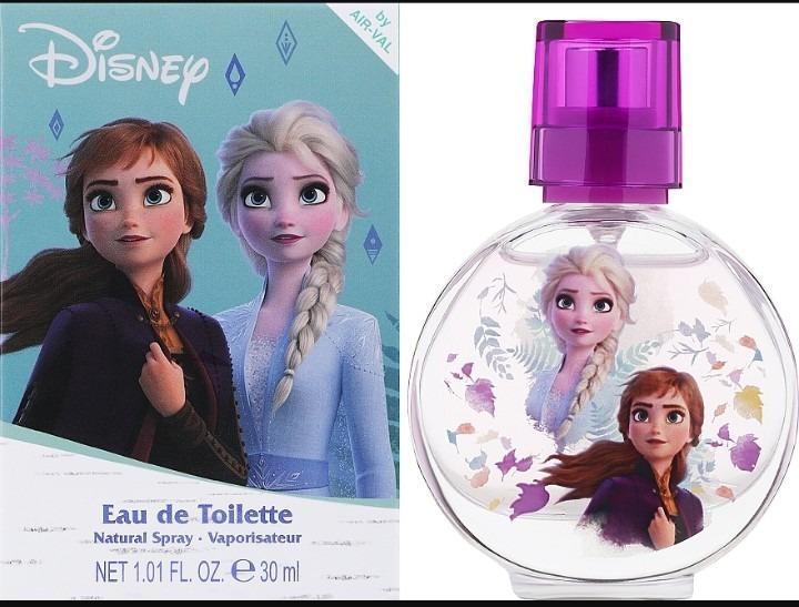 Frozen Character Perfume Bottle for Girls, Purple Cap, Glass Body, Long Lasting
