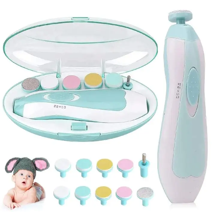 Baby Nail Clippers Safe Electric Baby Nail Trimmer, Baby Nail File Kit Born