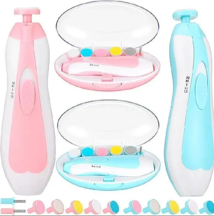 Baby Nail Clippers Safe Electric Baby Nail Trimmer, Baby Nail File Kit Born