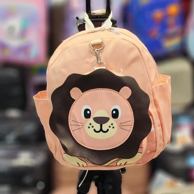 Kids Mini School / Travelling & Picnic Bag Lion Pink