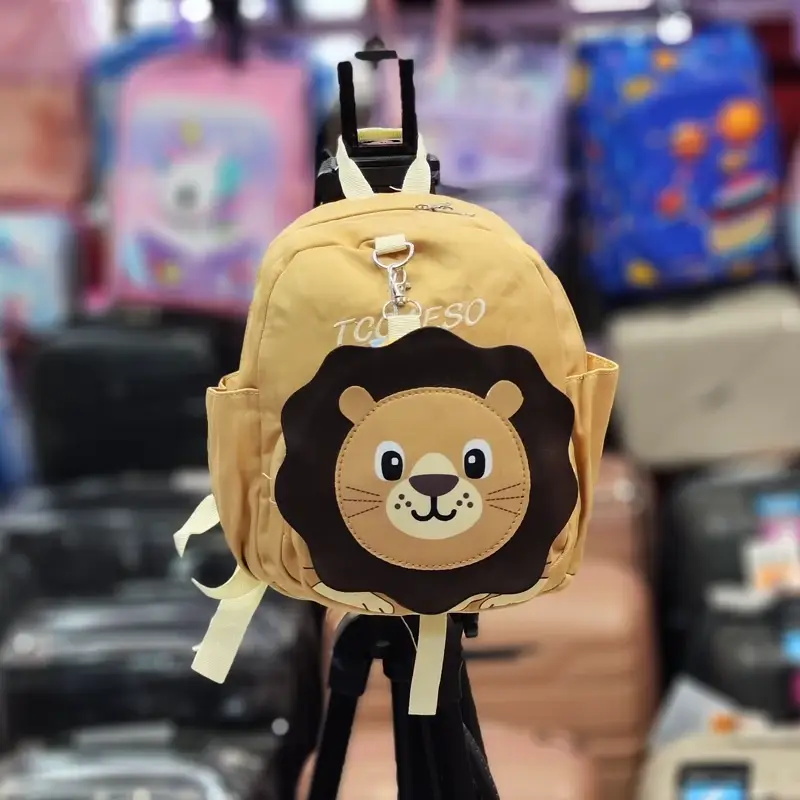 Kids Mini School / Travelling & Picnic Bag Lion Pink