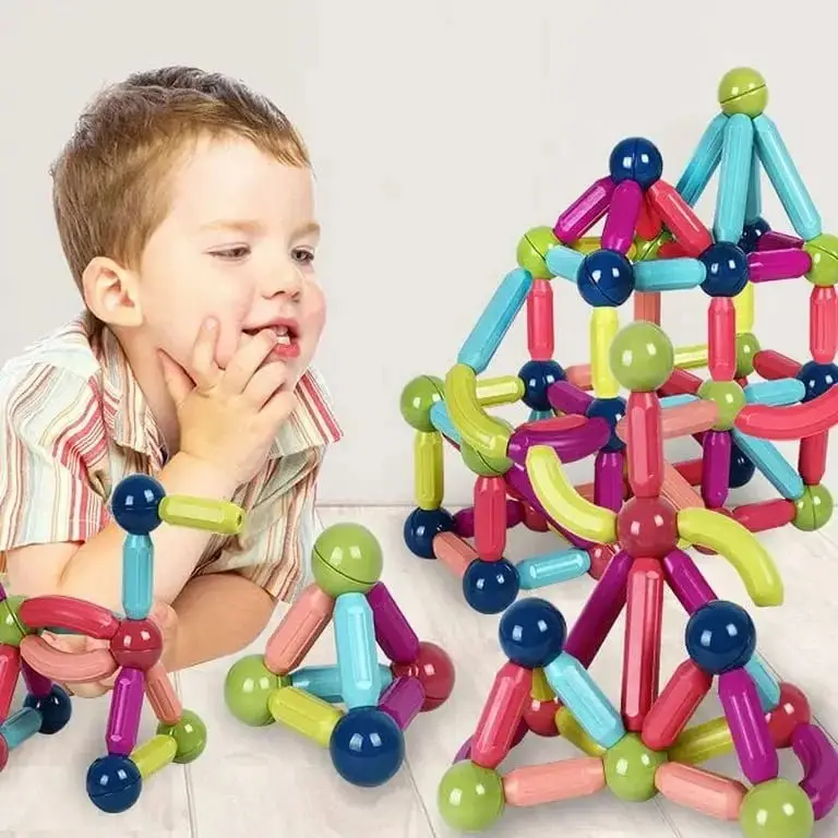 Magnetic Building Blocks Set For Kids