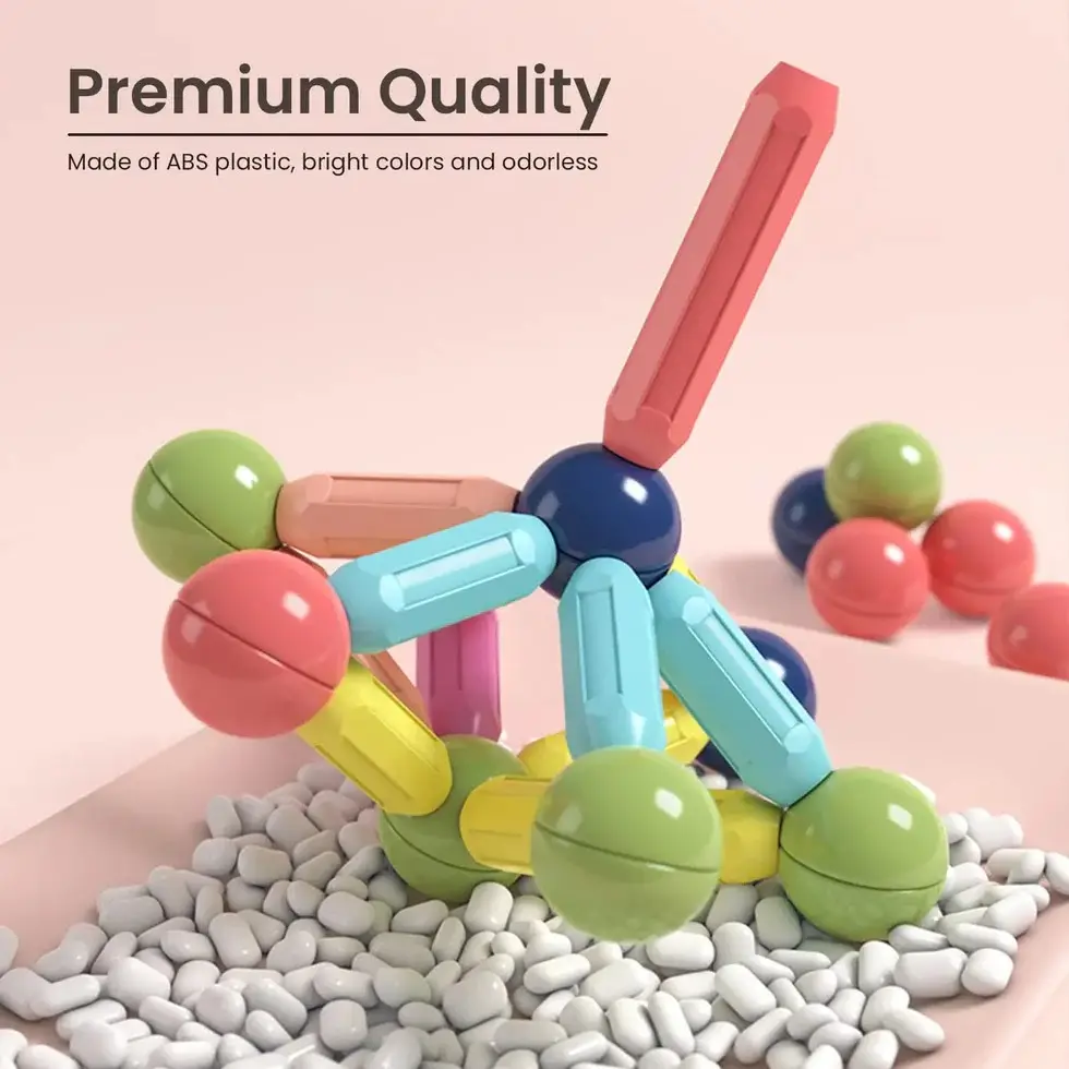 Magnetic Building Blocks Set For Kids