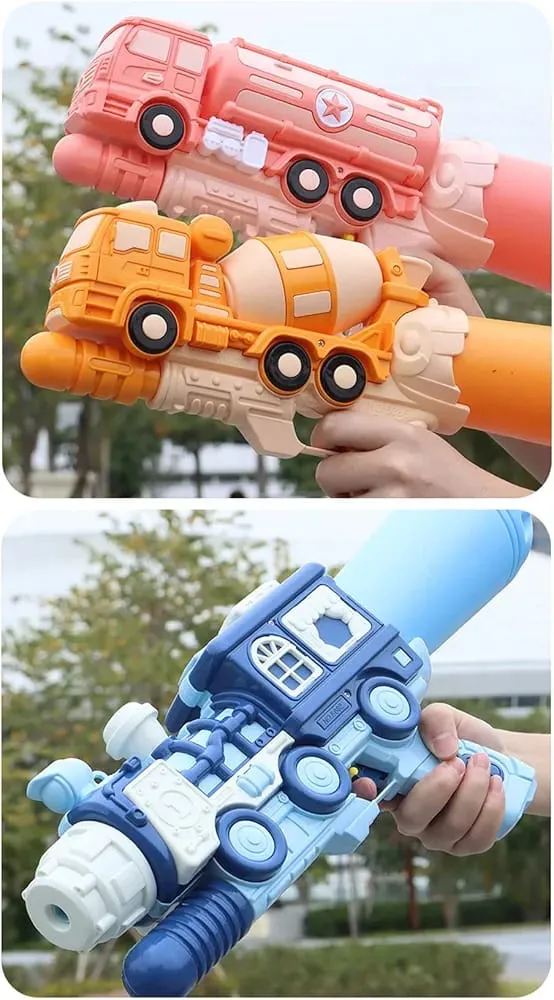 Boy's Plastic Water Gun Large Capacity Super Strong Distance Water Pistol Swimming Pool Summer Festivals Water Play Bath Water Blaster