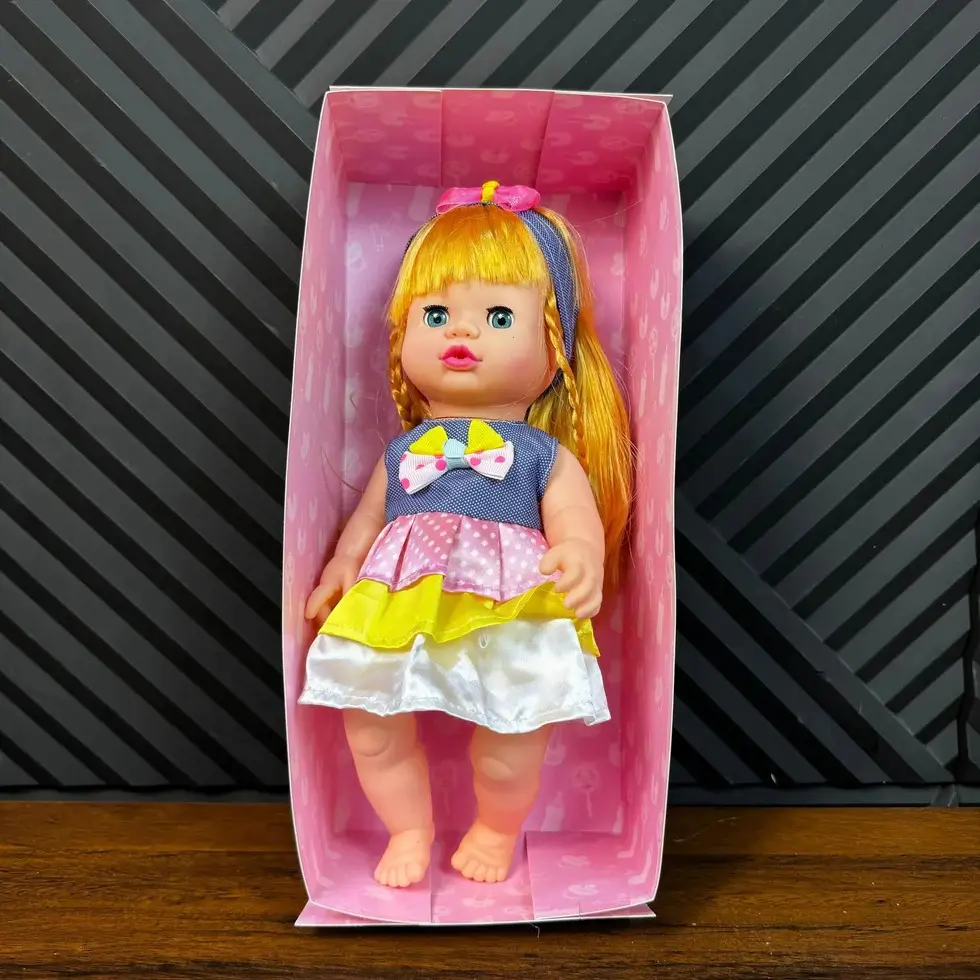 Baby Doll Happy Every Day with Feeding Bottle & Music  Baby Feeding Musical Dol