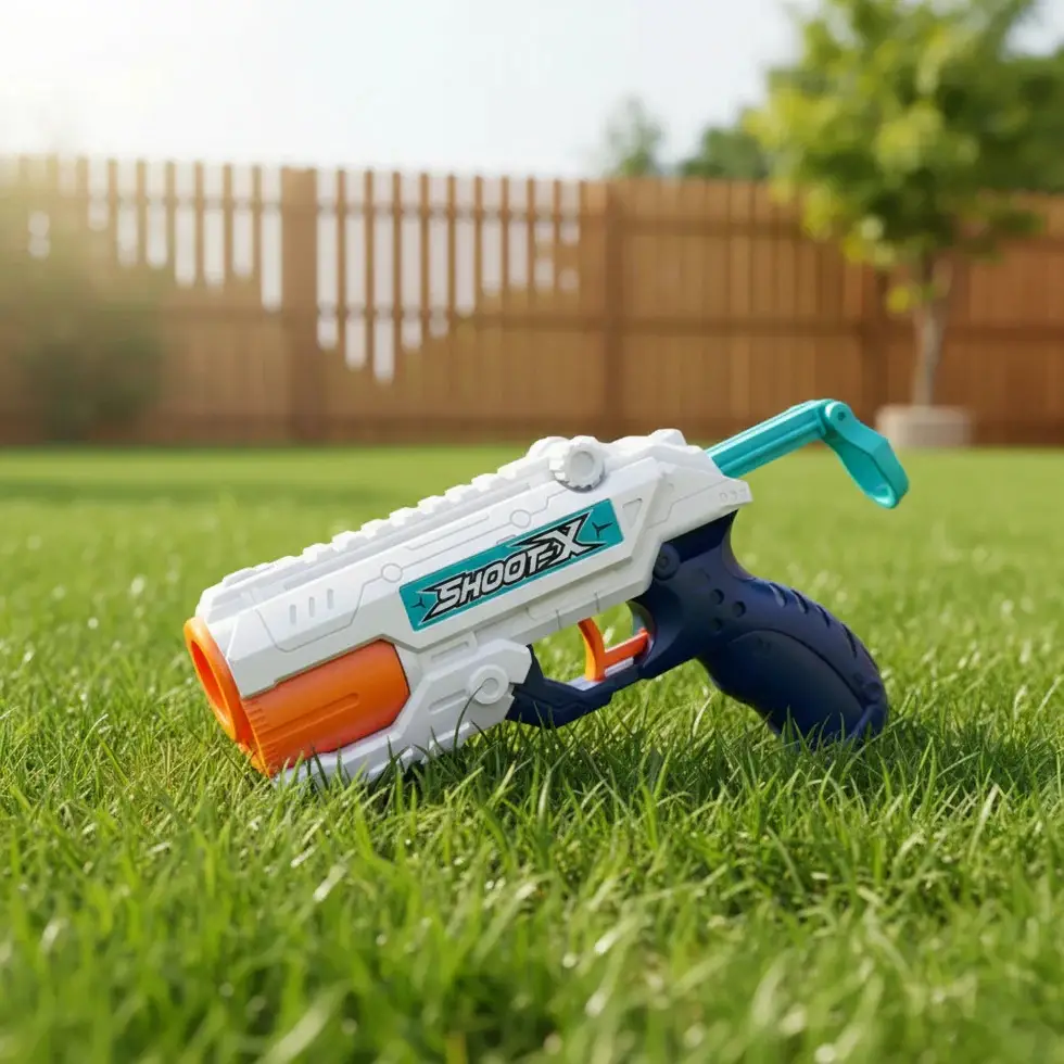 Magic 2-in-1 Water & Shooting Toy Gun